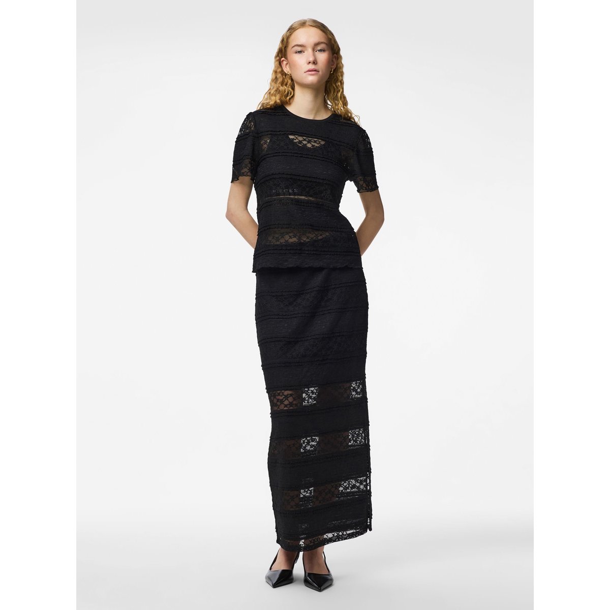 T-Shirt noir - black1, PIECES