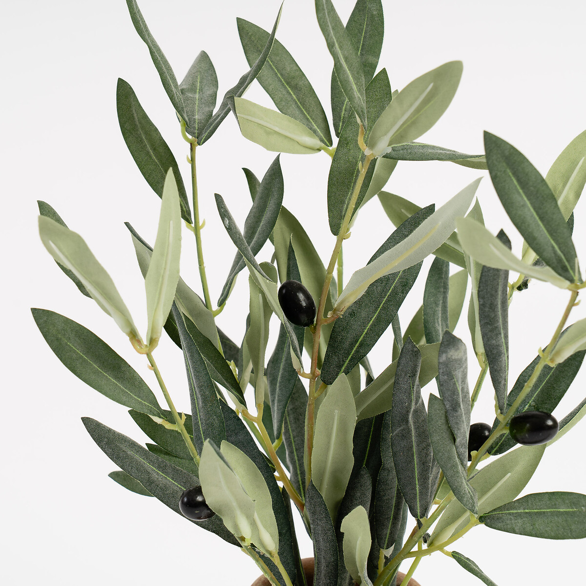 37cm Olive Stems in Rustic Pot green, SO'HOME