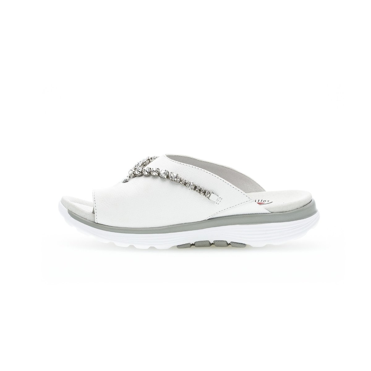 Mules en  à talon compensé blanc, GABOR