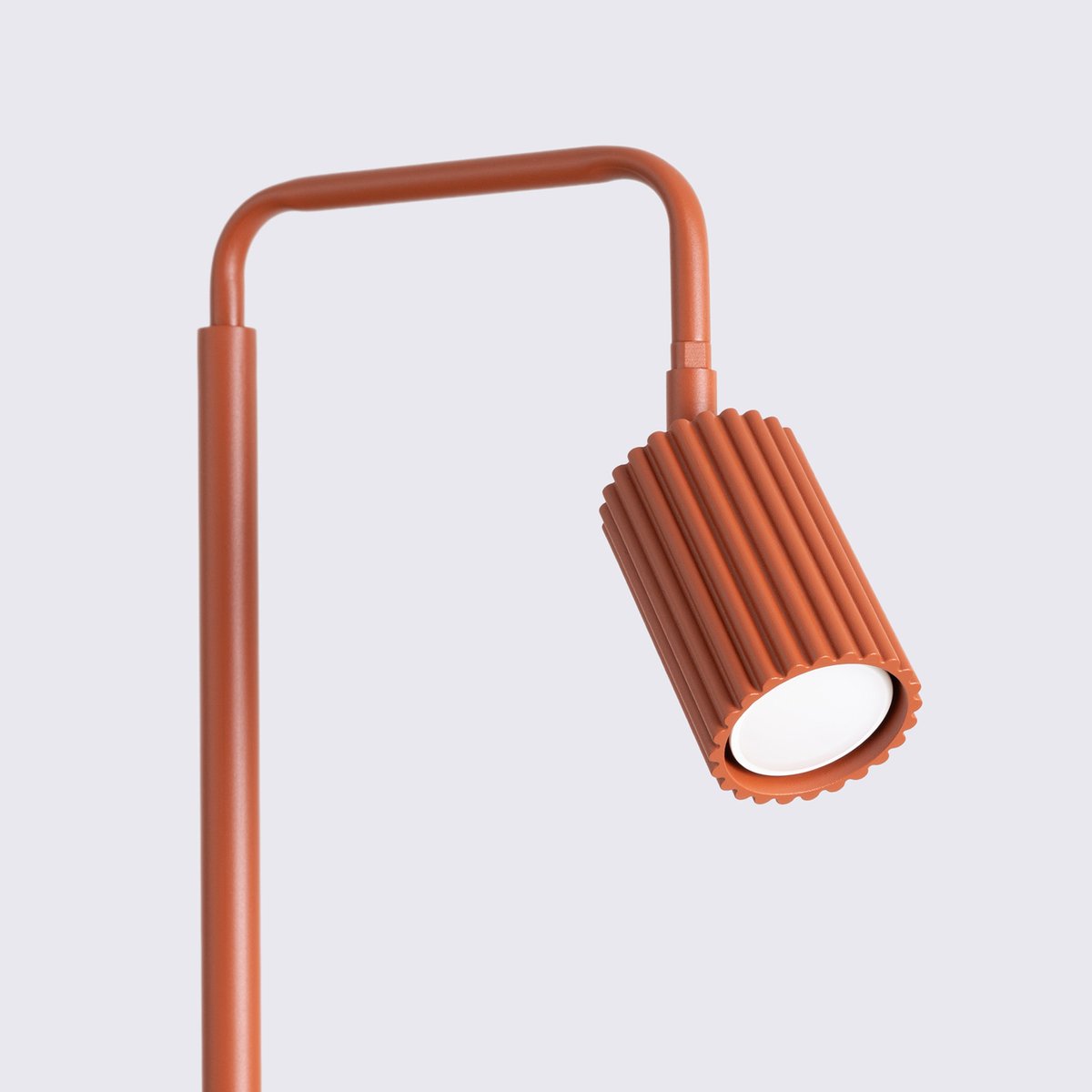 Lampadaire Aluminium Ocre Rouge GU10 1 KARBON ocre rouge, EDEN