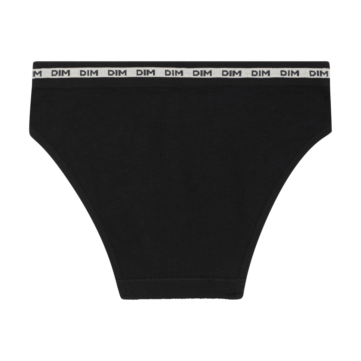 Slip en tissu côtelé Icons Seamless noir, DIM