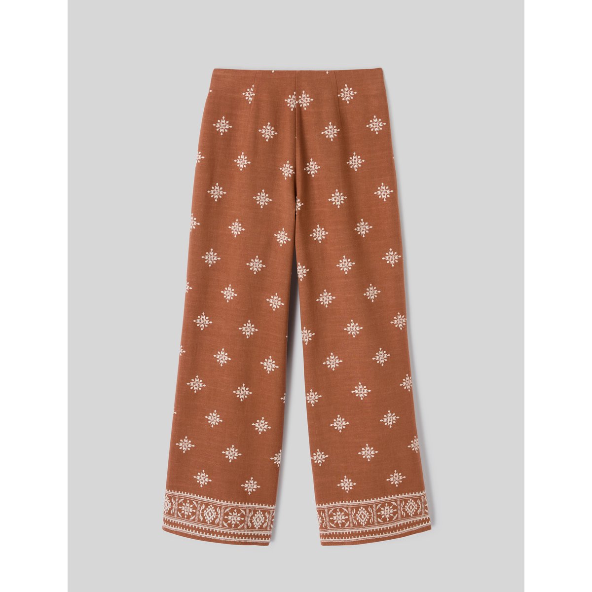 Pantalon brodé camel, BZB