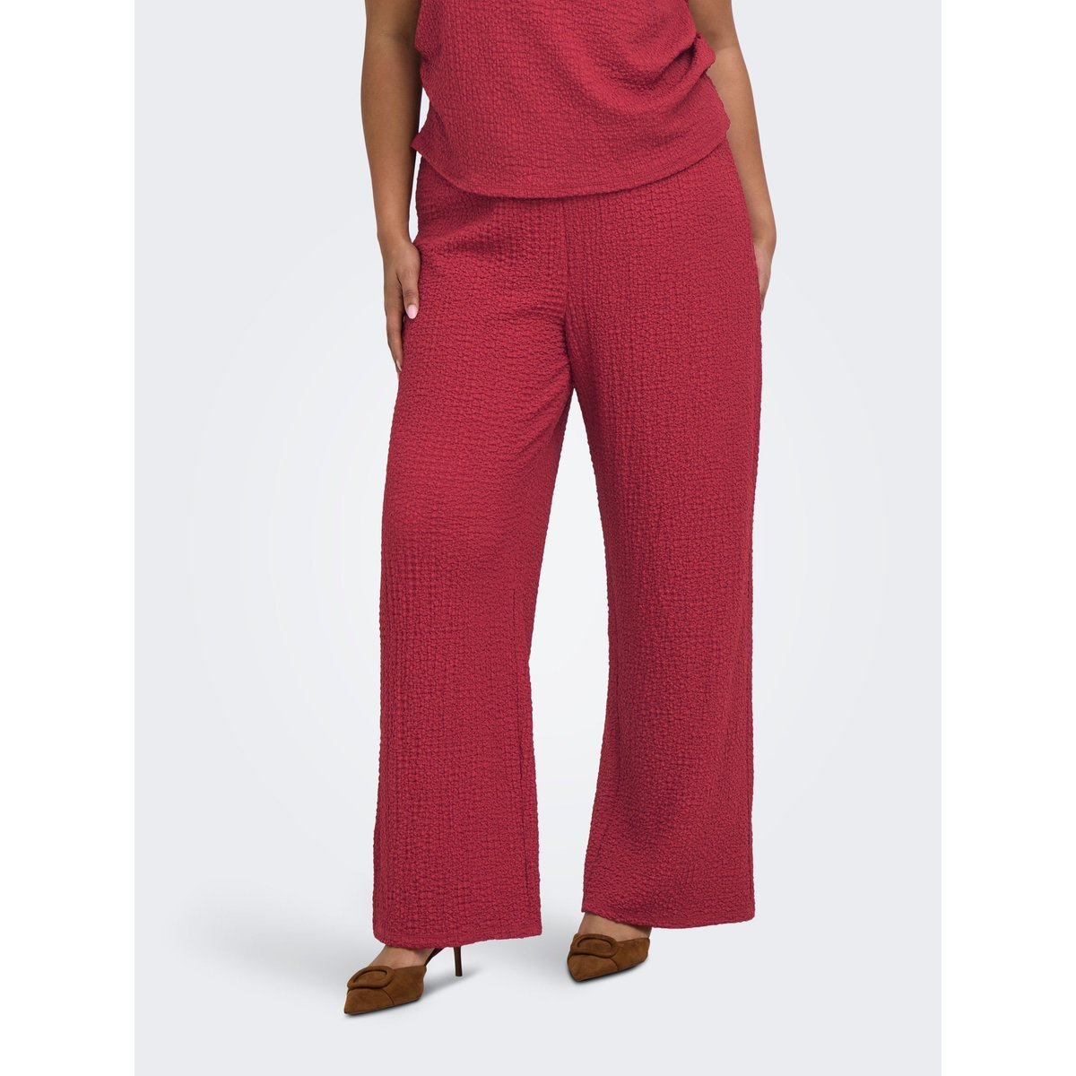 Pantalon brick red, ONLY CARMAKOMA