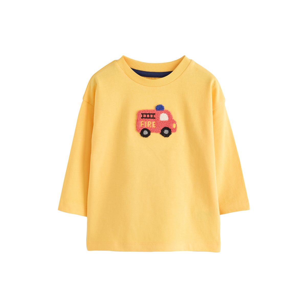 T-shirt à manches longues/appliqué, lot de 3 multi bright transport, NEXT