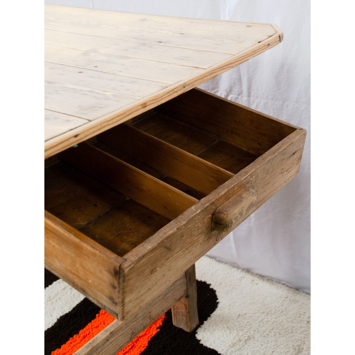 Meuble de métier en pin Fernand N°481 - Bon état bois clair, DEBONGOUT