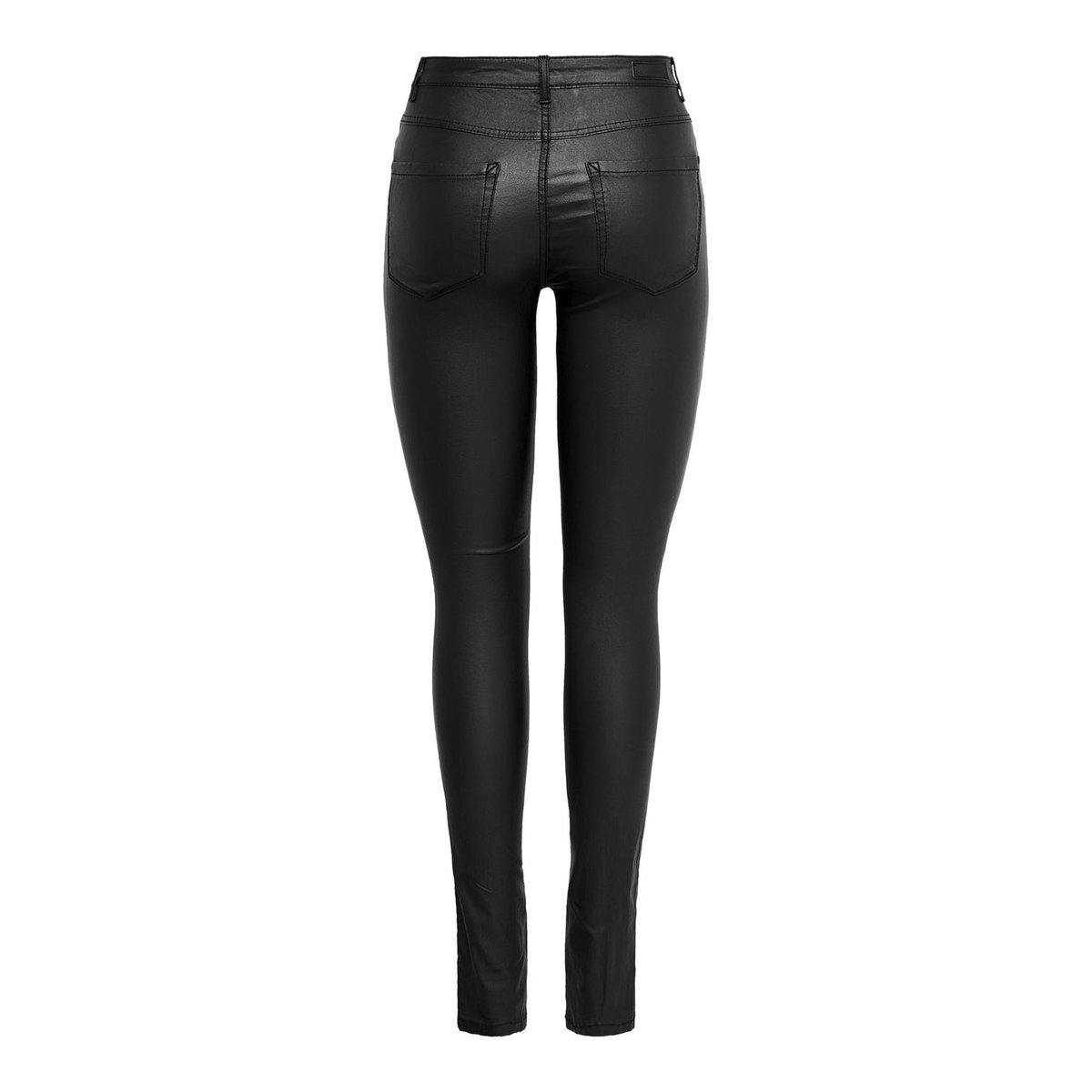 Pantalon Slim Enduit, Longueur 32 noir, ONLY