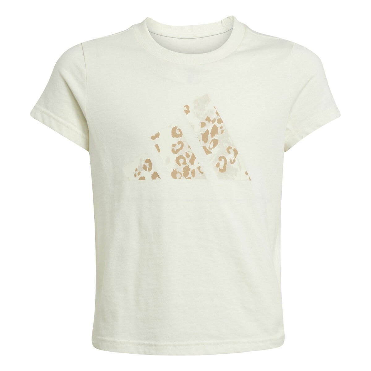 T-shirt com estampado leopardo bege, ADIDAS SPORTSWEAR