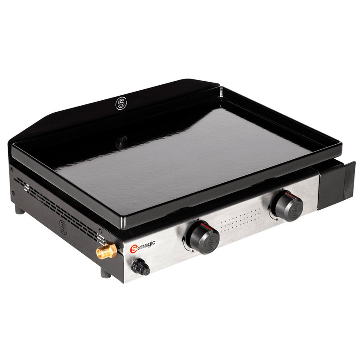 Plancha au gaz Solia 200, SOLIA 200 noir, SOMAGIC