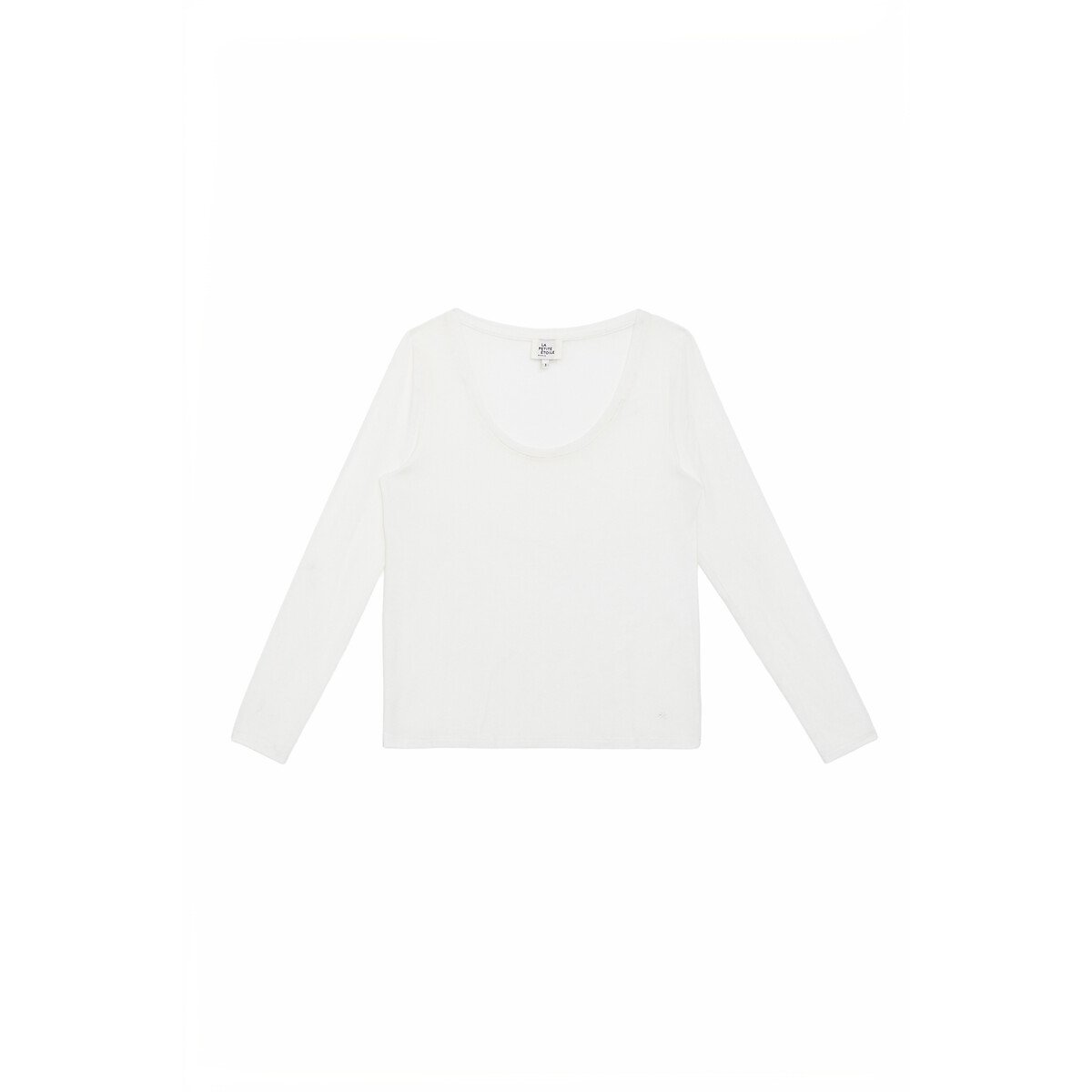 Langarm-Shirt, runder Ausschnitt ecru, LA PETITE ETOILE