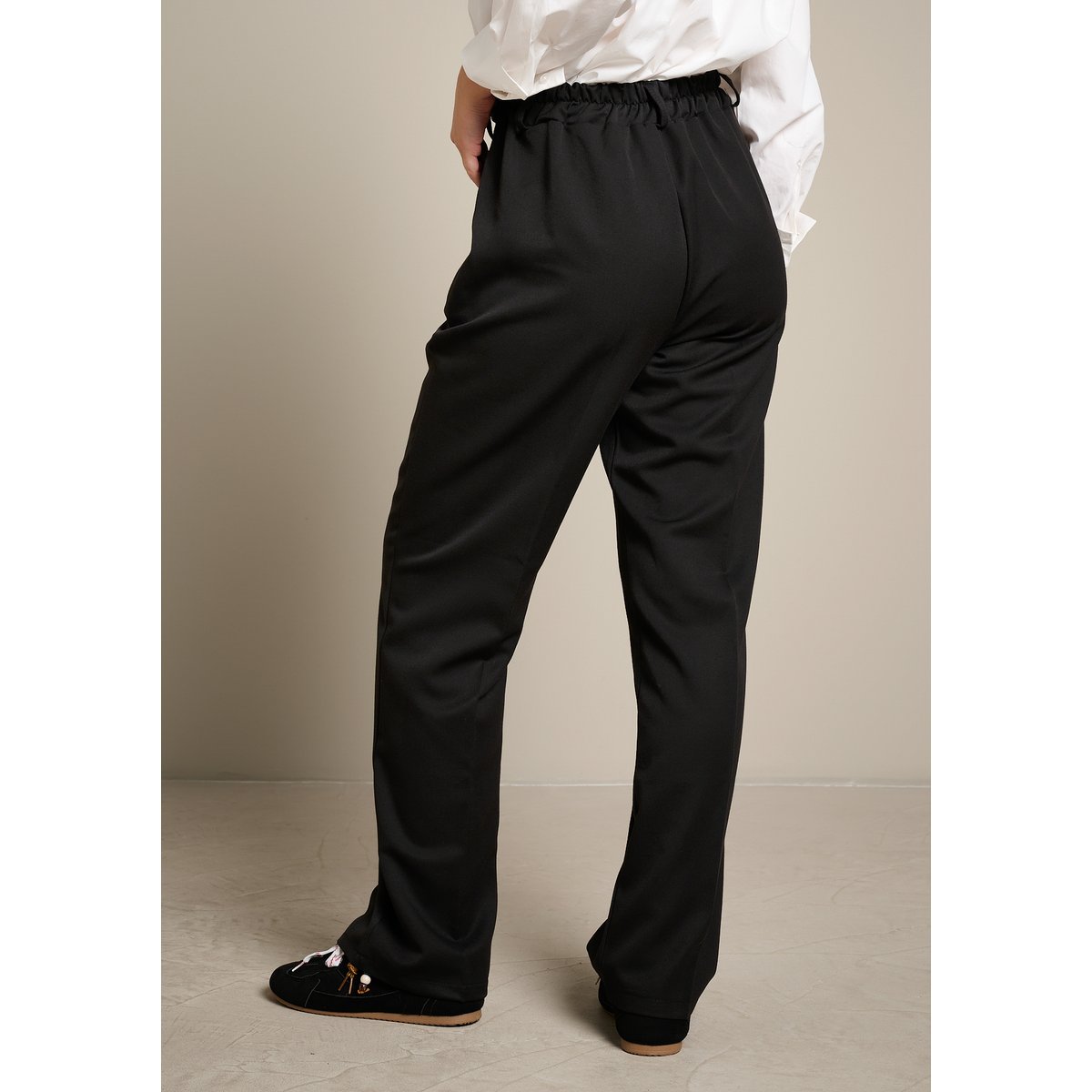 Pantalon classique droit noir, LOLALIZA