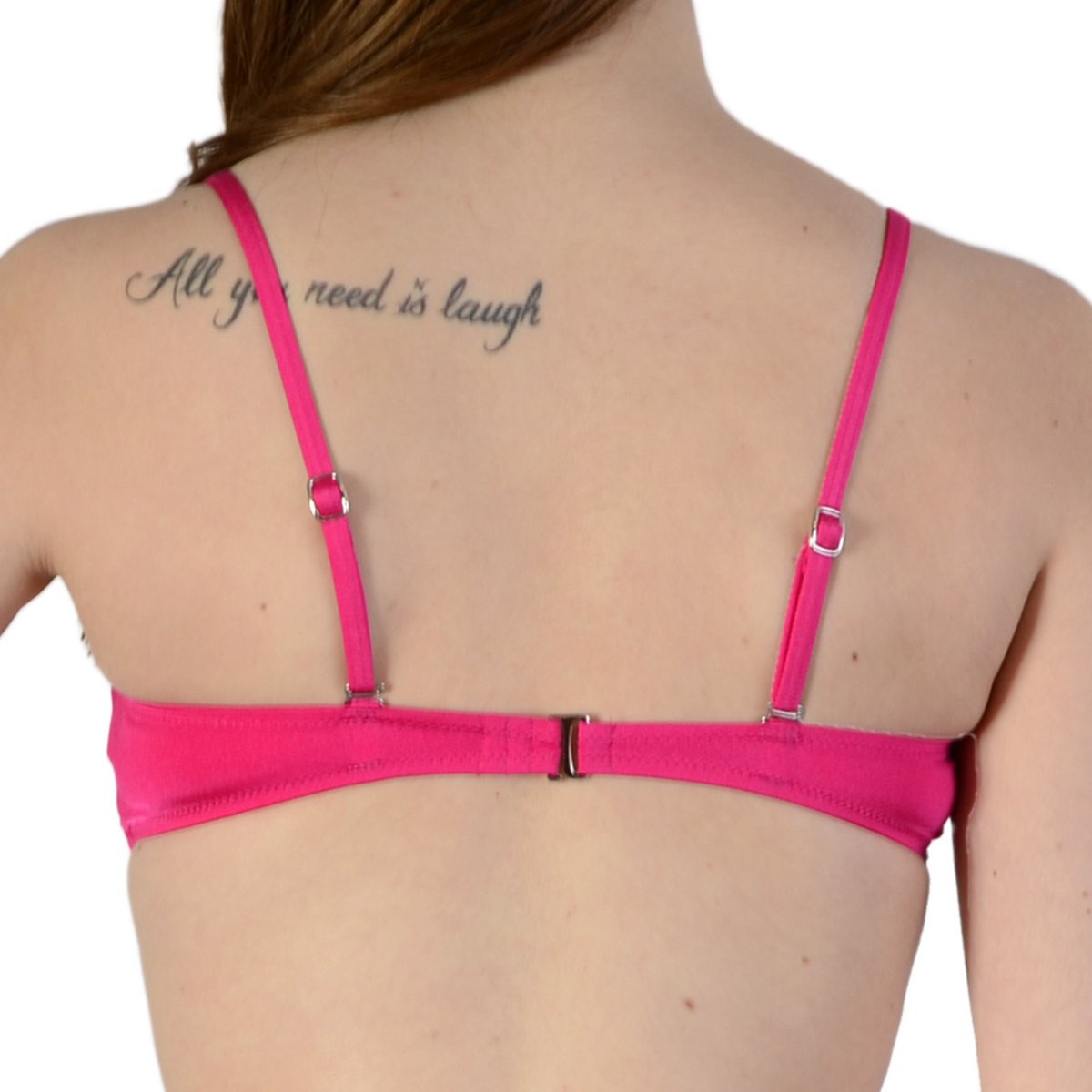 Haut De Maillot De Bain Twisty Fushia rose, VALEGE