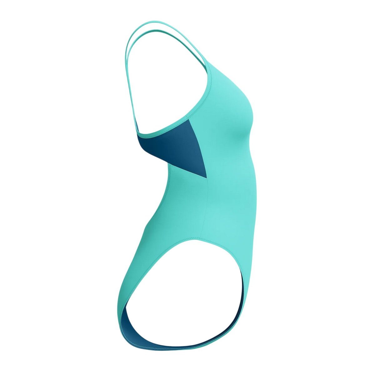 Maillot de bain 1 pièce motif/style uni bleu, SPEEDO
