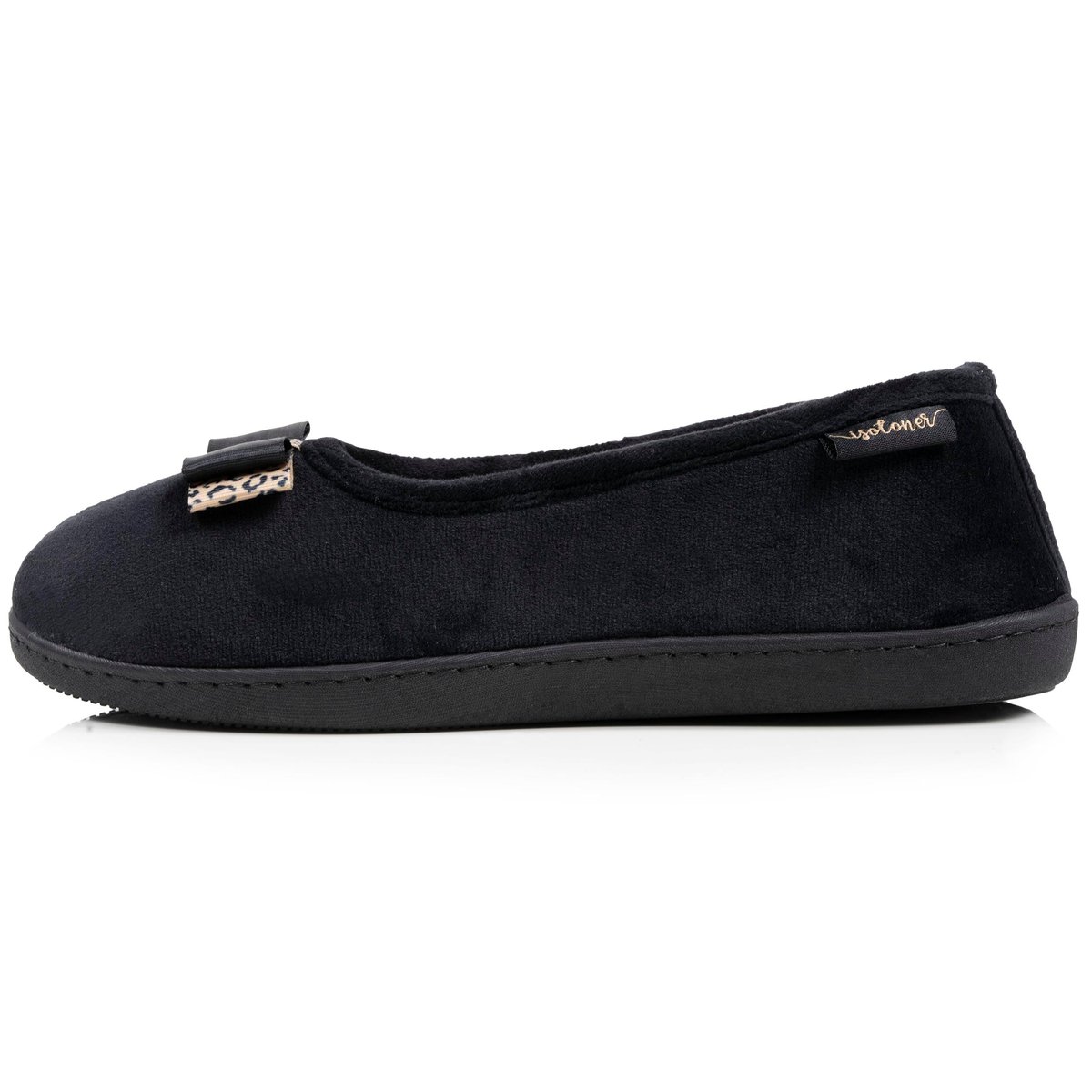 Chaussons Ballerines noir, ISOTONER