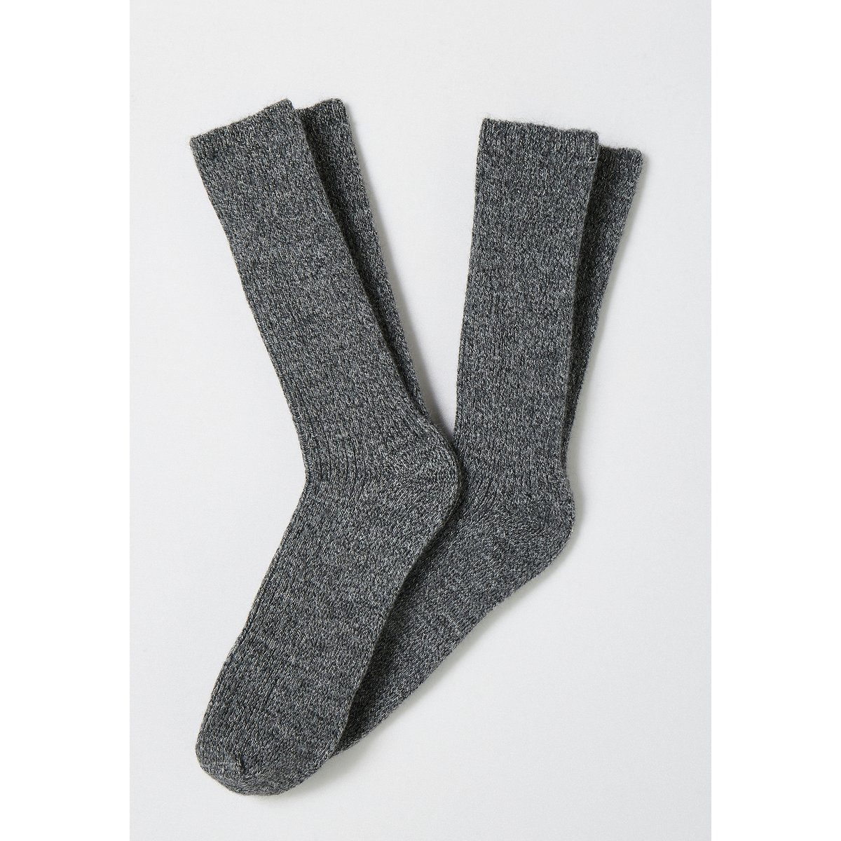 Lot de 2 chaussettes maille Thermolactyl lot gris chiné, DAMART