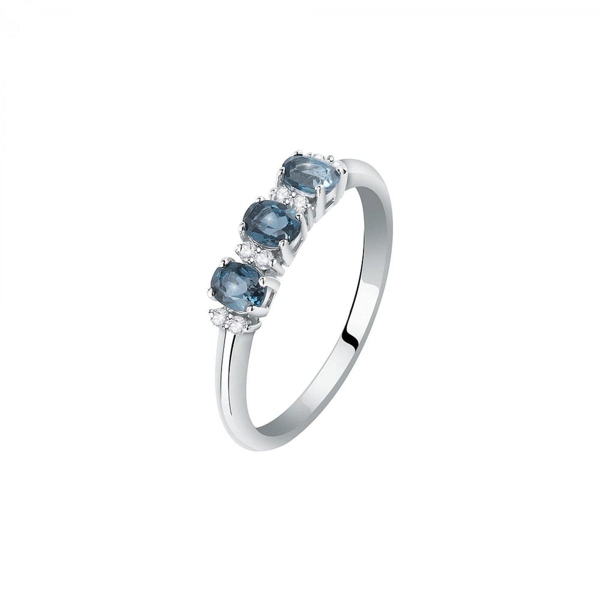 Bagues en Diamant/or 375/1000/topaze et Topaze argent, CLEOR