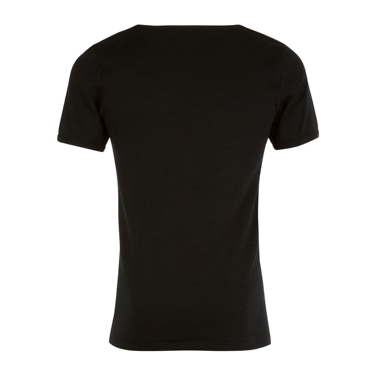 Tee shirt col rond manches courtes ligne chaude noir, EMINENCE
