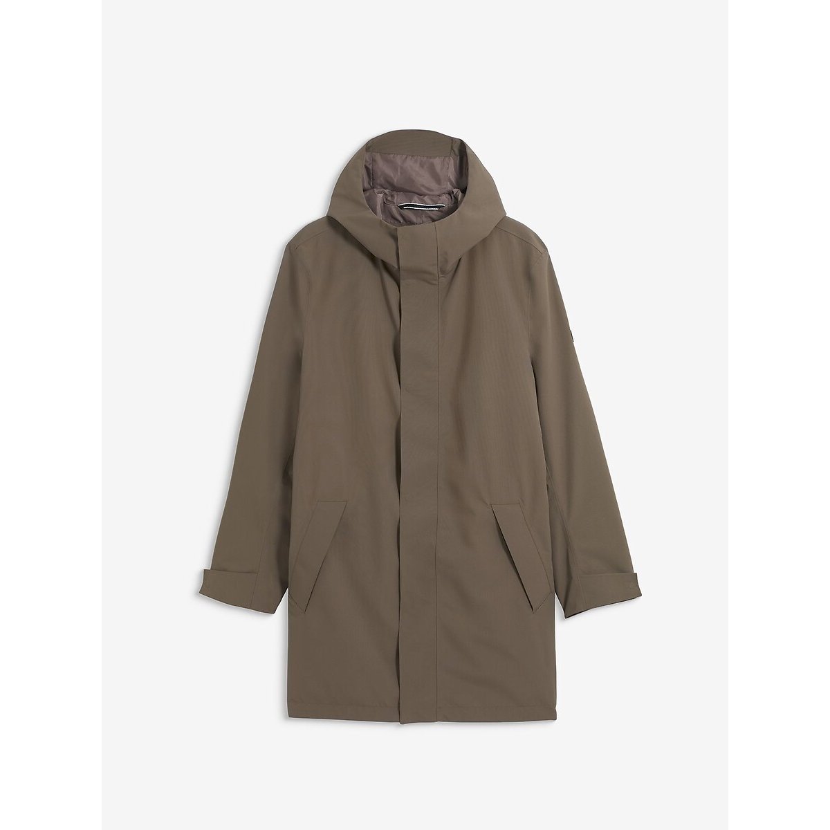 MTD® 2-Layer Long Parka with Hood dark beige, AIGLE