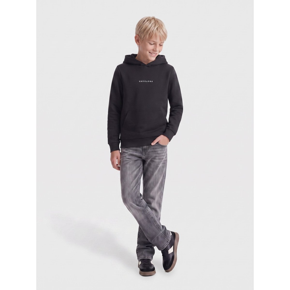Sweat À Capuche black 1, ONLY & SONS JUNIOR