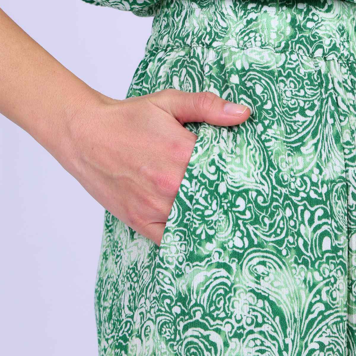 Pantalon large Gennie vert, MISE AU GREEN