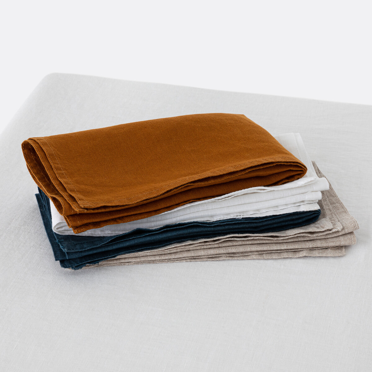 Nappe lin lavé, Victorine blanc, LA REDOUTE INTERIEURS