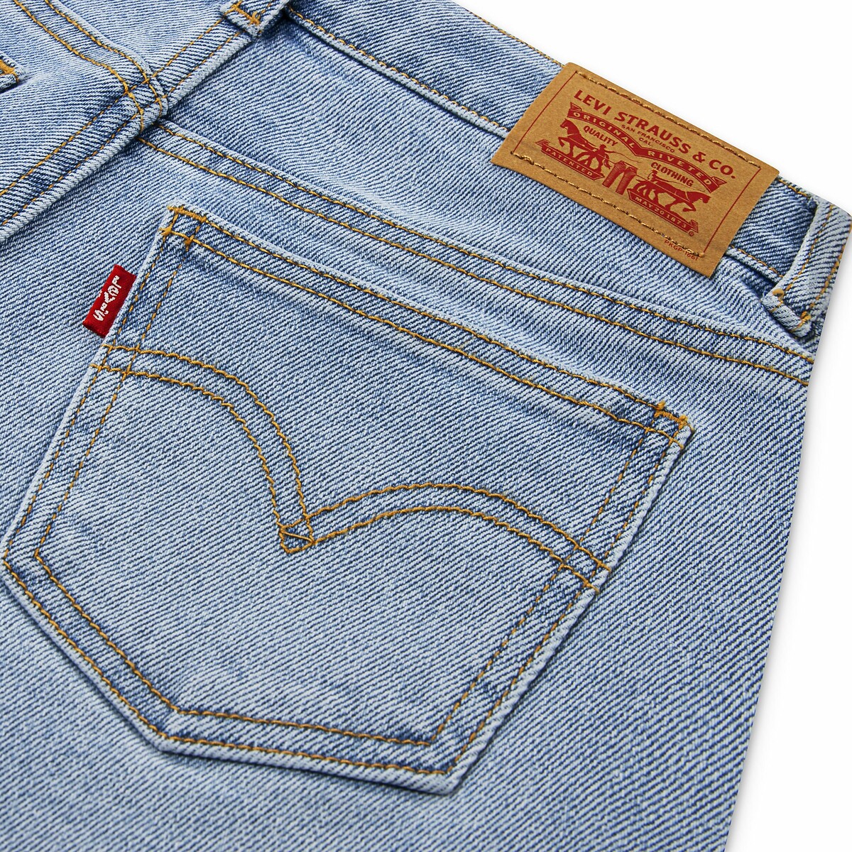 Jeans larghi, forma baggy denim blu chiaro, LEVI'S KIDS