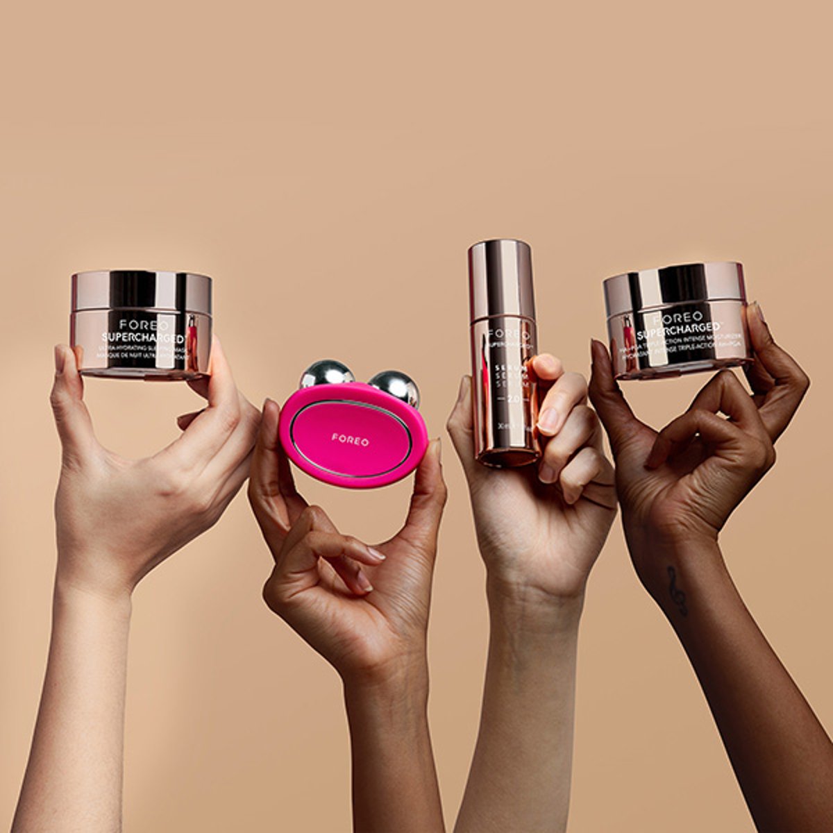 HA+PGA Crème Hydratante Intense Triple Action SUPERCHARGED couleur unique, FOREO