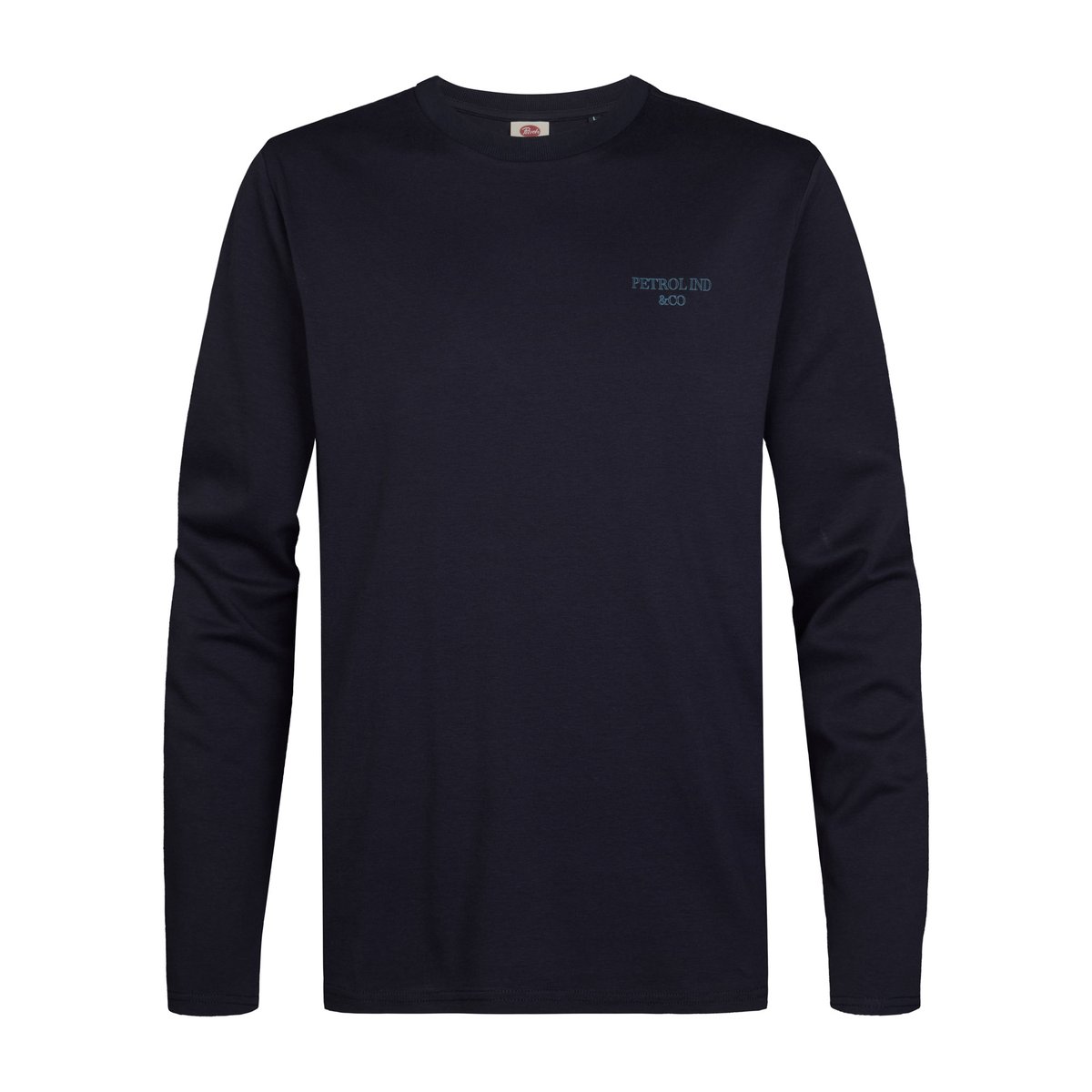 T-shirt manches longues en coton miller bleu royal navy, PETROL INDUSTRIES