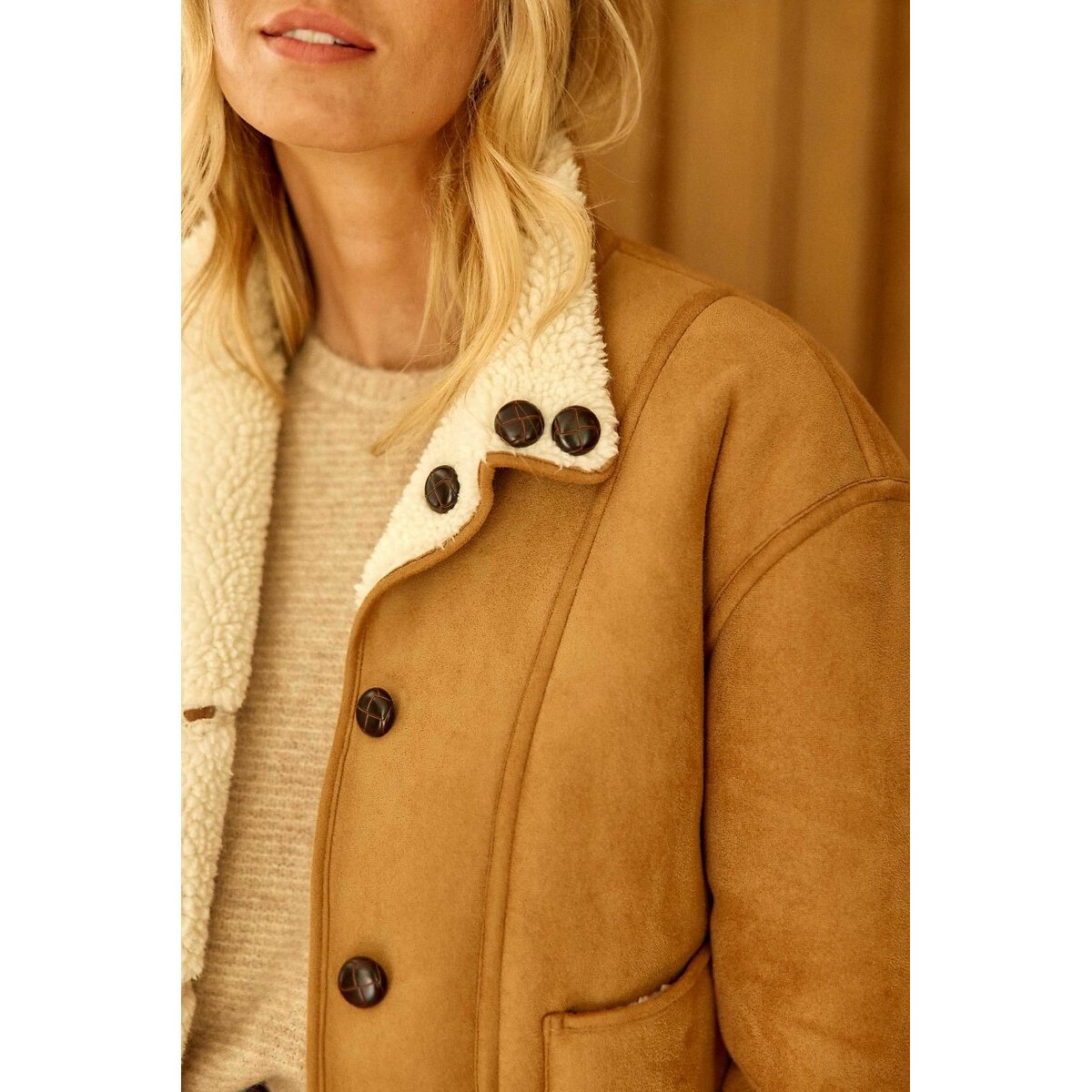 Natacha Reversible Coat camel, LA PETITE ETOILE