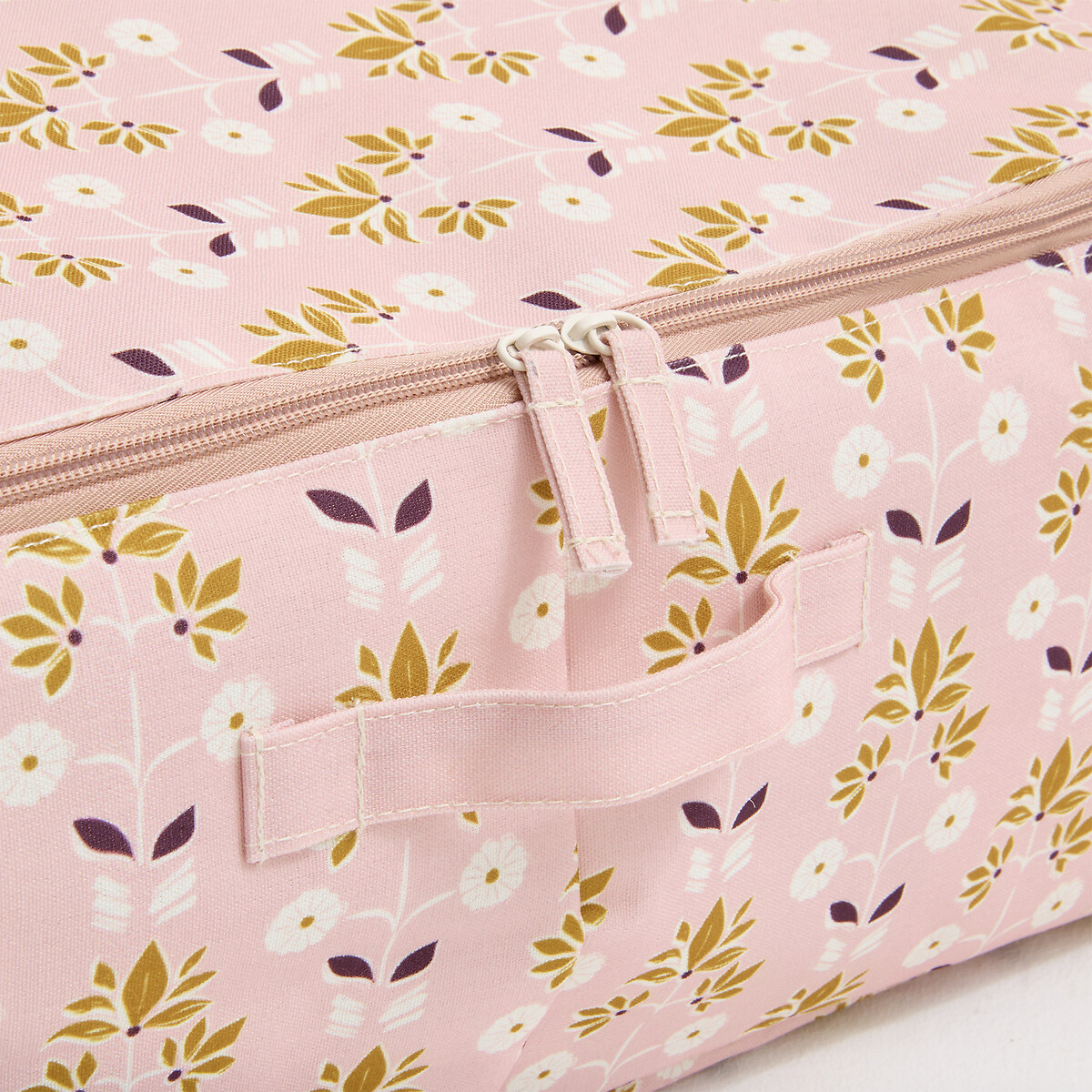 Andya Floral Print Under-Bed Storage Bag pink floral print, LA REDOUTE INTERIEURS