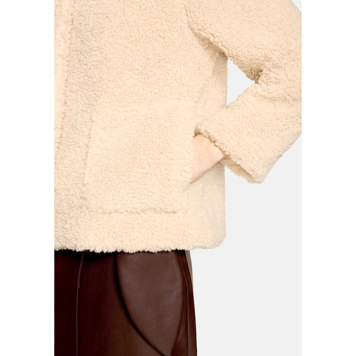 Veste en peluche à col brazilian sand, CARTOON