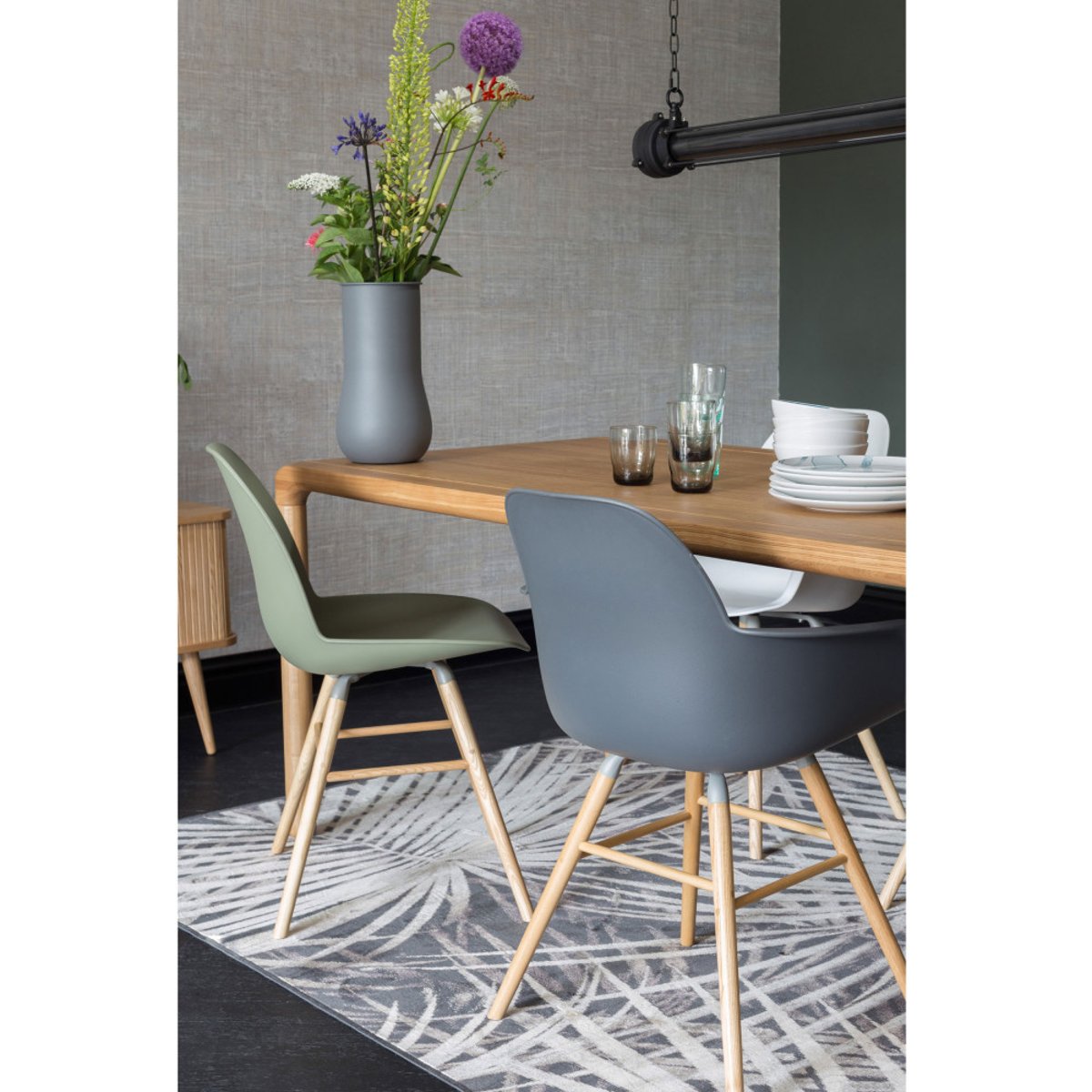 Suspension industrielle métal XL- PRIME noir, ZUIVER