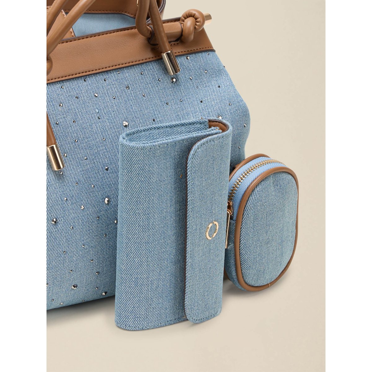 Sac à main style bowling light - blue, OLTRE