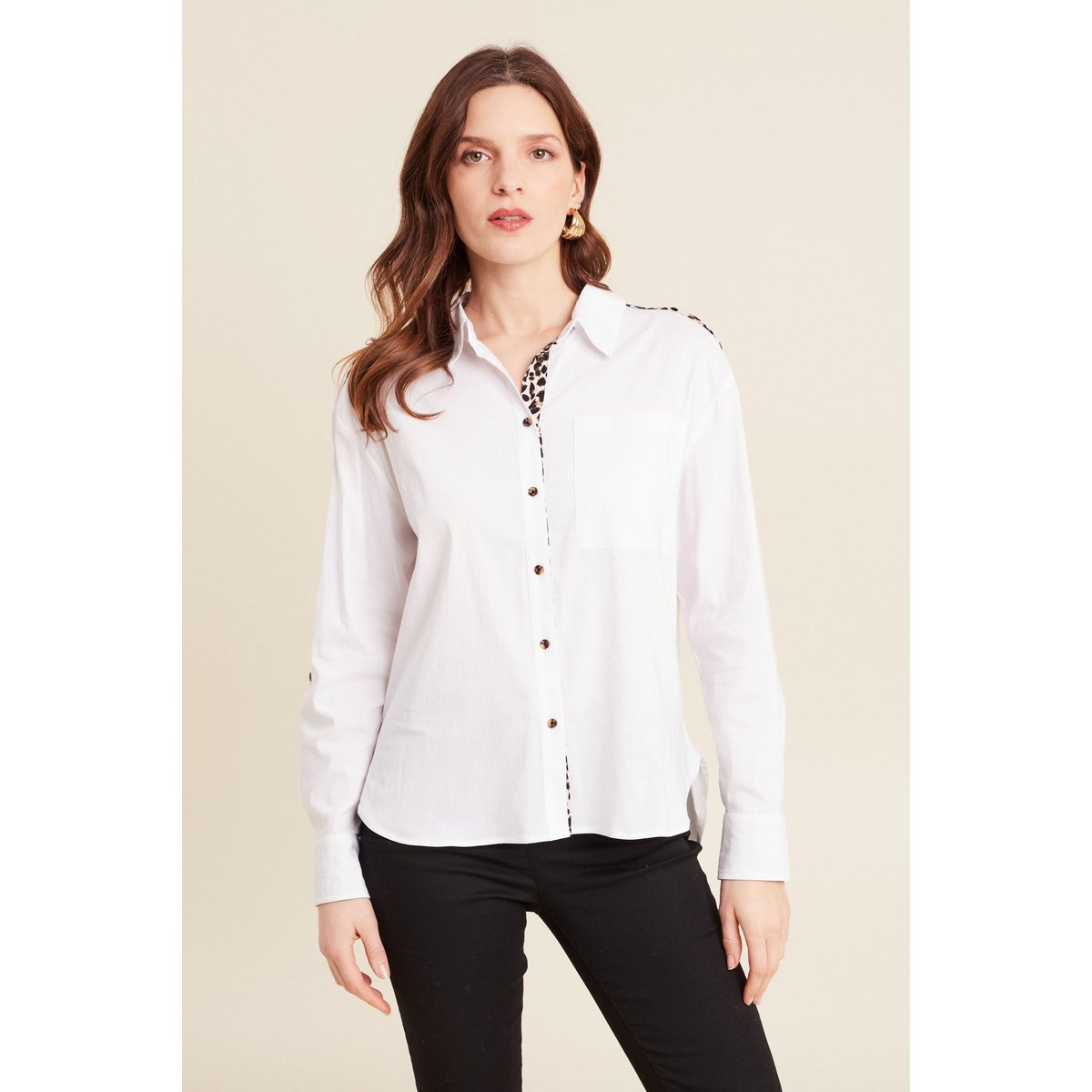 Chemise manches longues ecru, BREAL