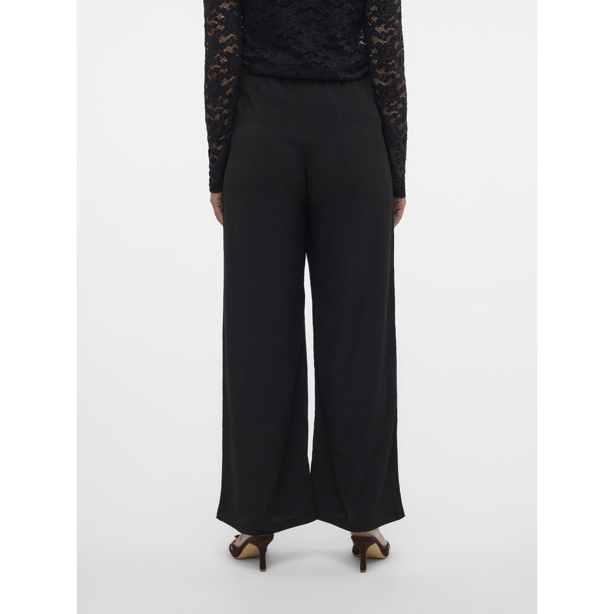 Pantalon À Jambe Large noire - black, MAMA LICIOUS