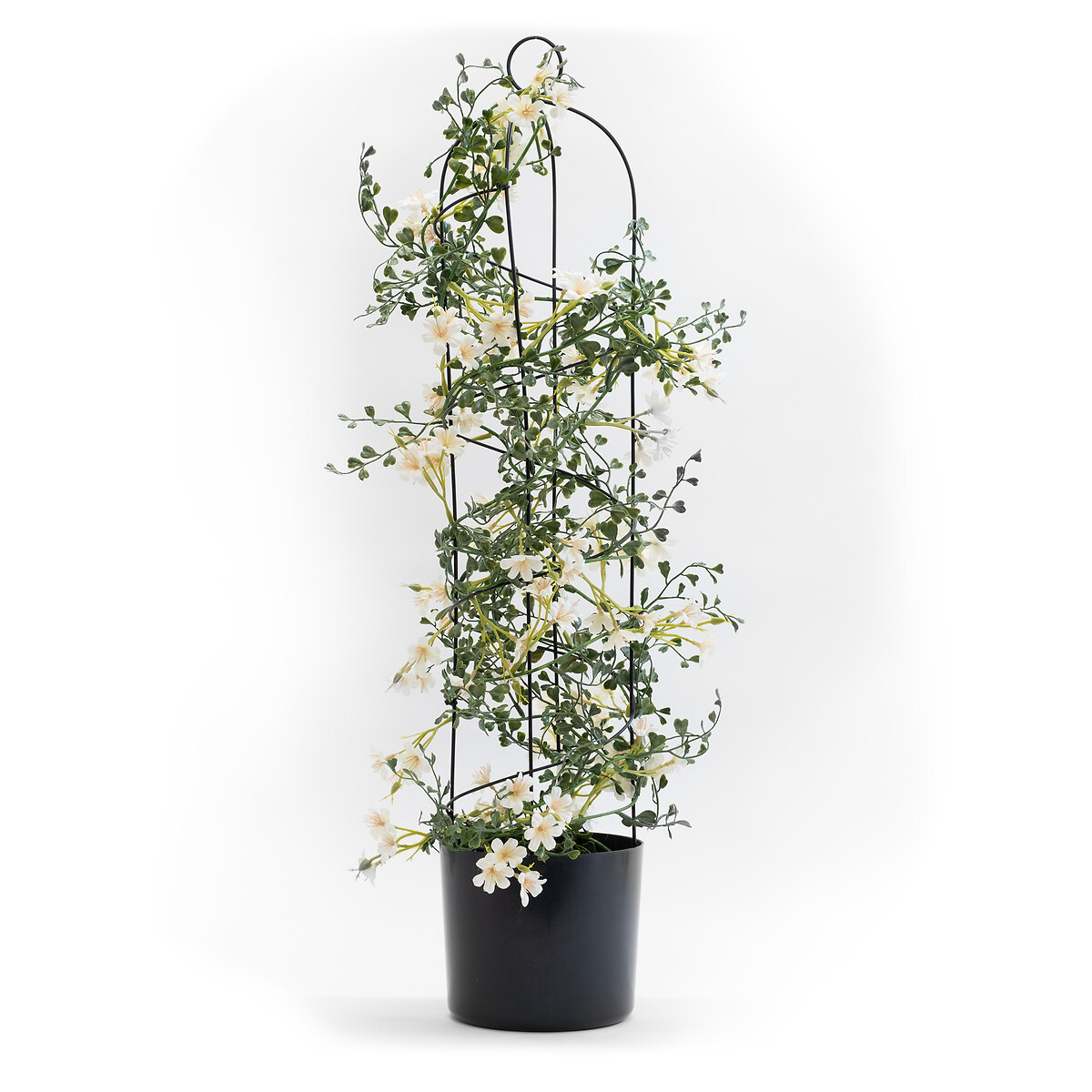 76cm Artificial Climbing Plant Obelisk in White white, SO'HOME