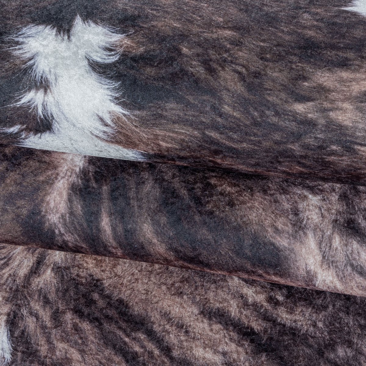 Tapis imitation peau de bête ETOSHA marron, NAZAR RUGS
