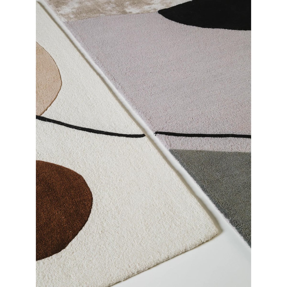 Tapis de laine tufté main KYOTO multicouleur, BENUTA