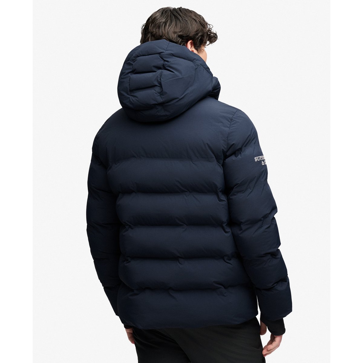 Veste Matelassée Ski Sports bleu marine éclipse, SUPERDRY