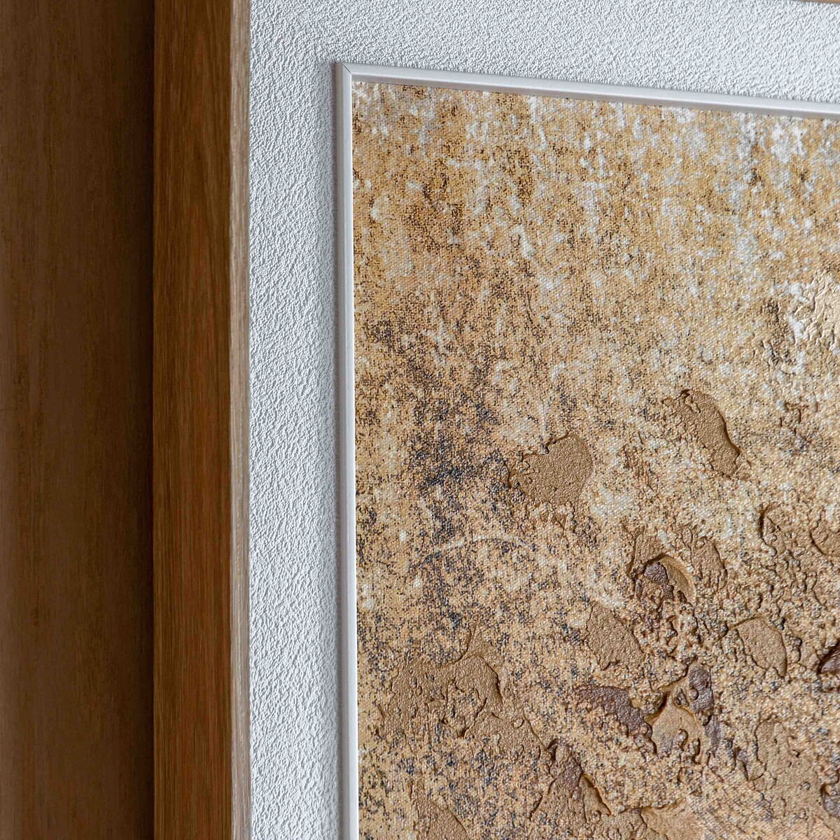 92x112cm Hint of Heat Framed Canvas brown , ÉDITÉ