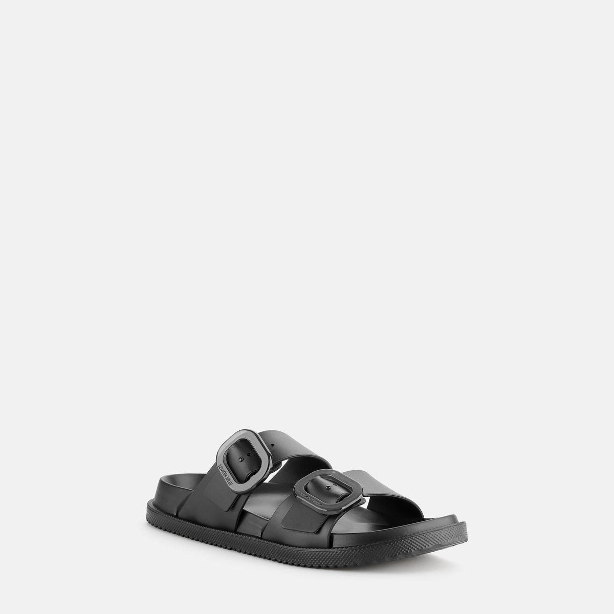 Sandales avec double buckles ELISE LILOU noire, LEMON JELLY