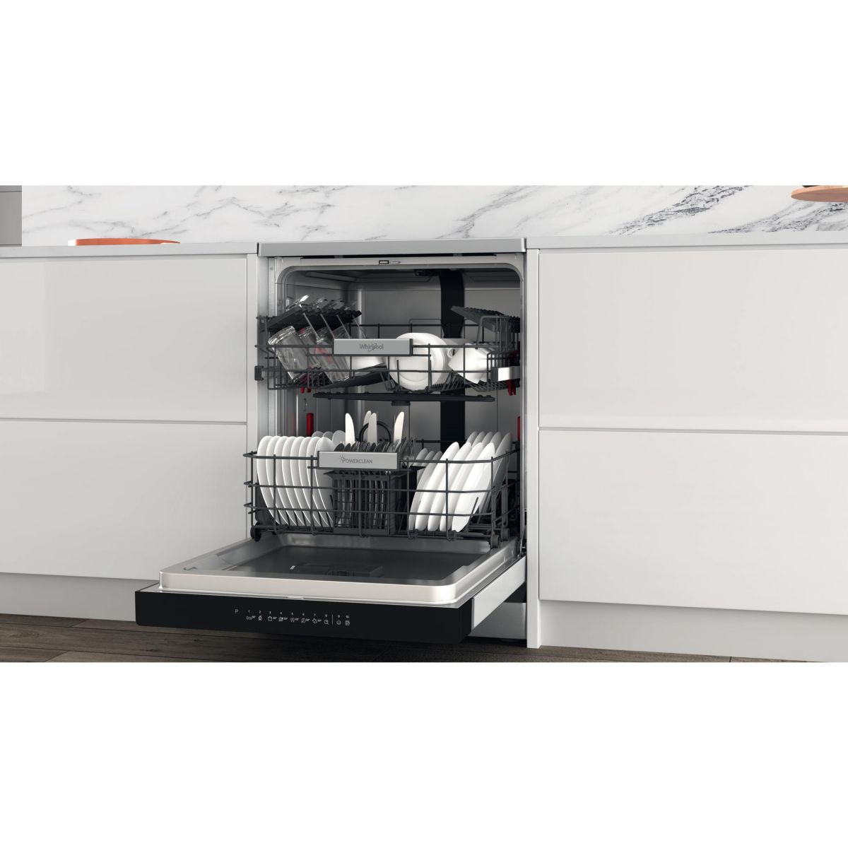 Lave vaisselle 60 cm WH3FB14BN71X couleur unique, WHIRLPOOL