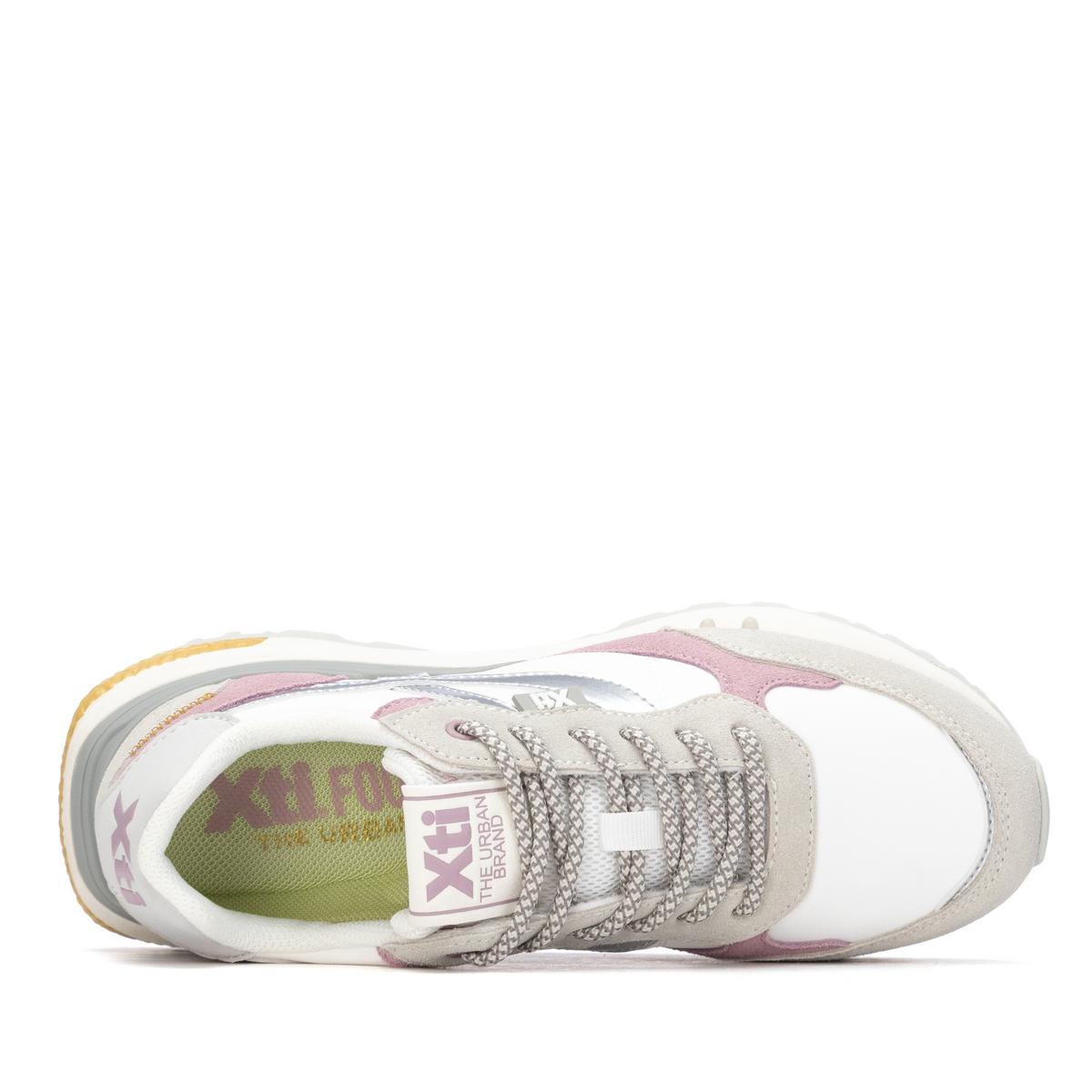 Baskets Plaine Lacets blanc, XTI