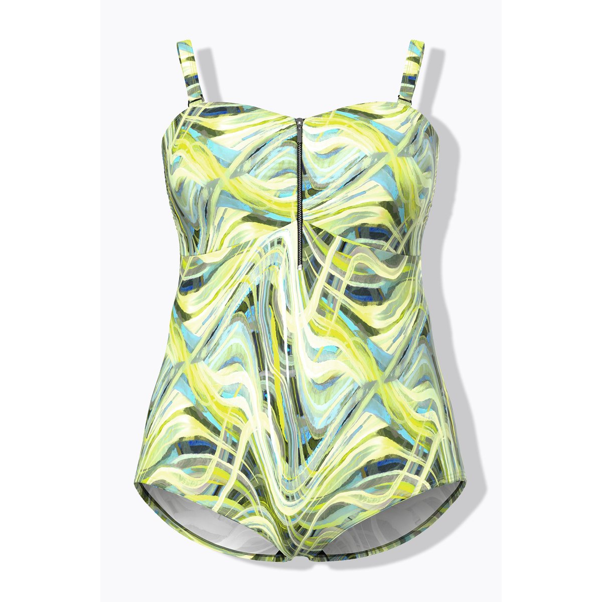 Maillot de bain à bonnets souples citron vert, ULLA POPKEN