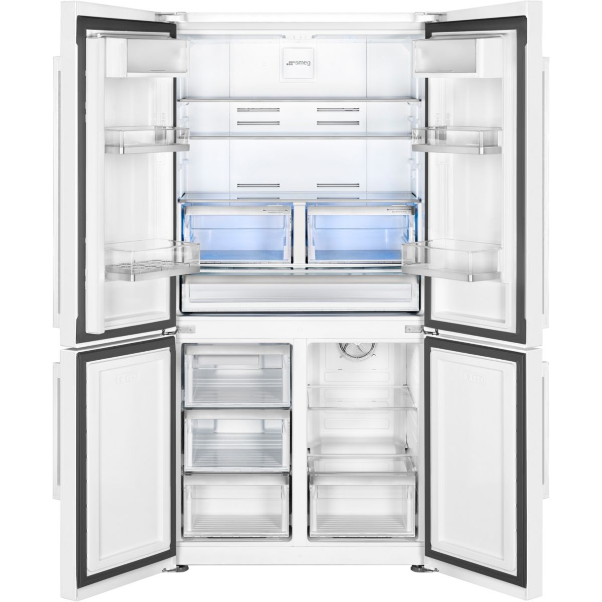 Réfrigérateur multi portes FQ60BDE couleur unique, SMEG