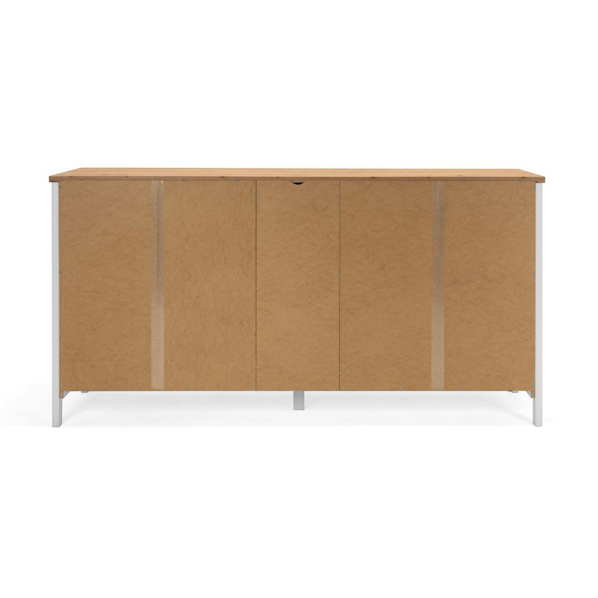 Buffet style campagne 4 portes 3 tiroirs VENZA blanc, PIER IMPORT
