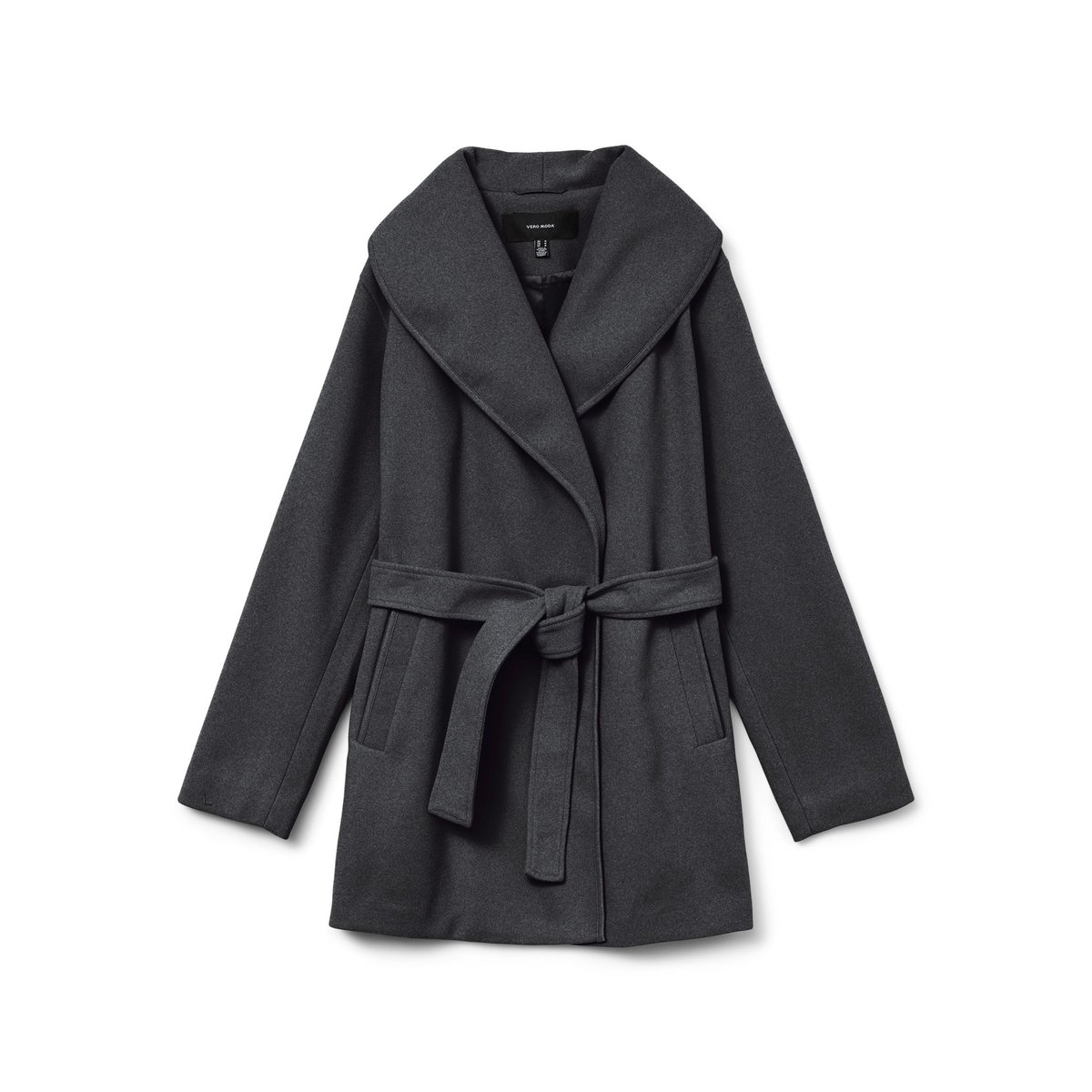 Manteau dark grey melange, VERO MODA