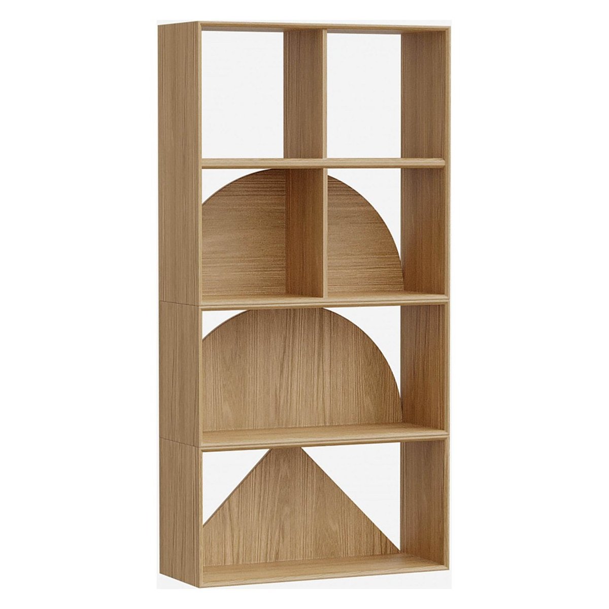 Etagère bois UVY naturel clair, HABITAT