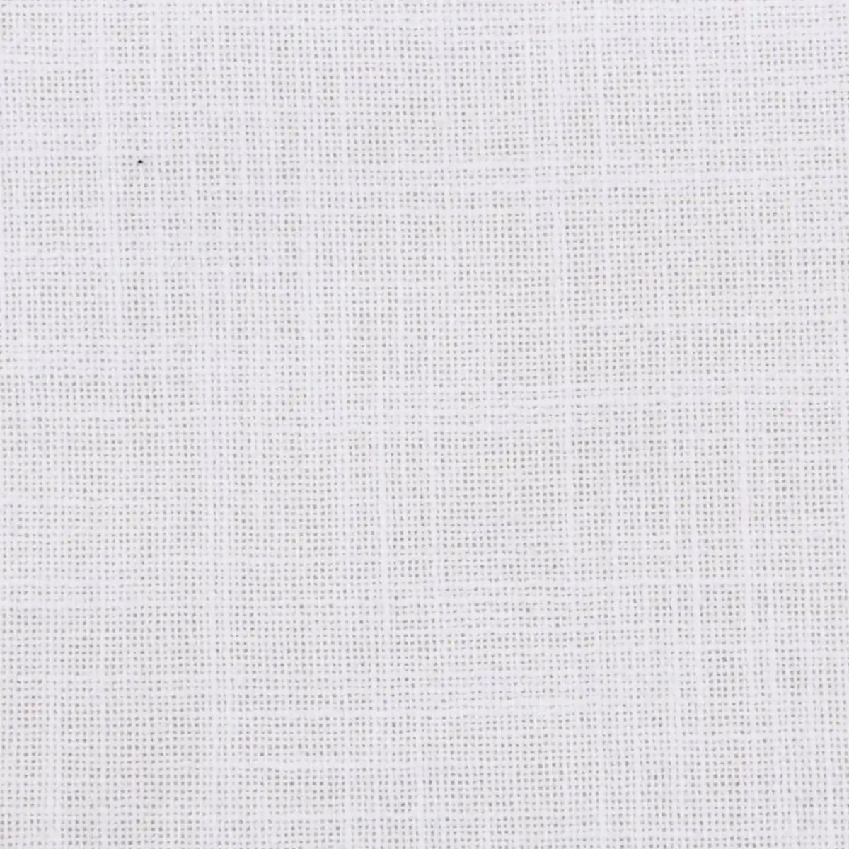 Rideau tamisant 100% coton flammé 140x250cm blanc, ORNAMI