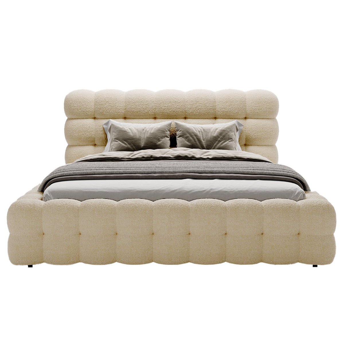 Lit coffre - DARLING beige, BEST MOBILIER