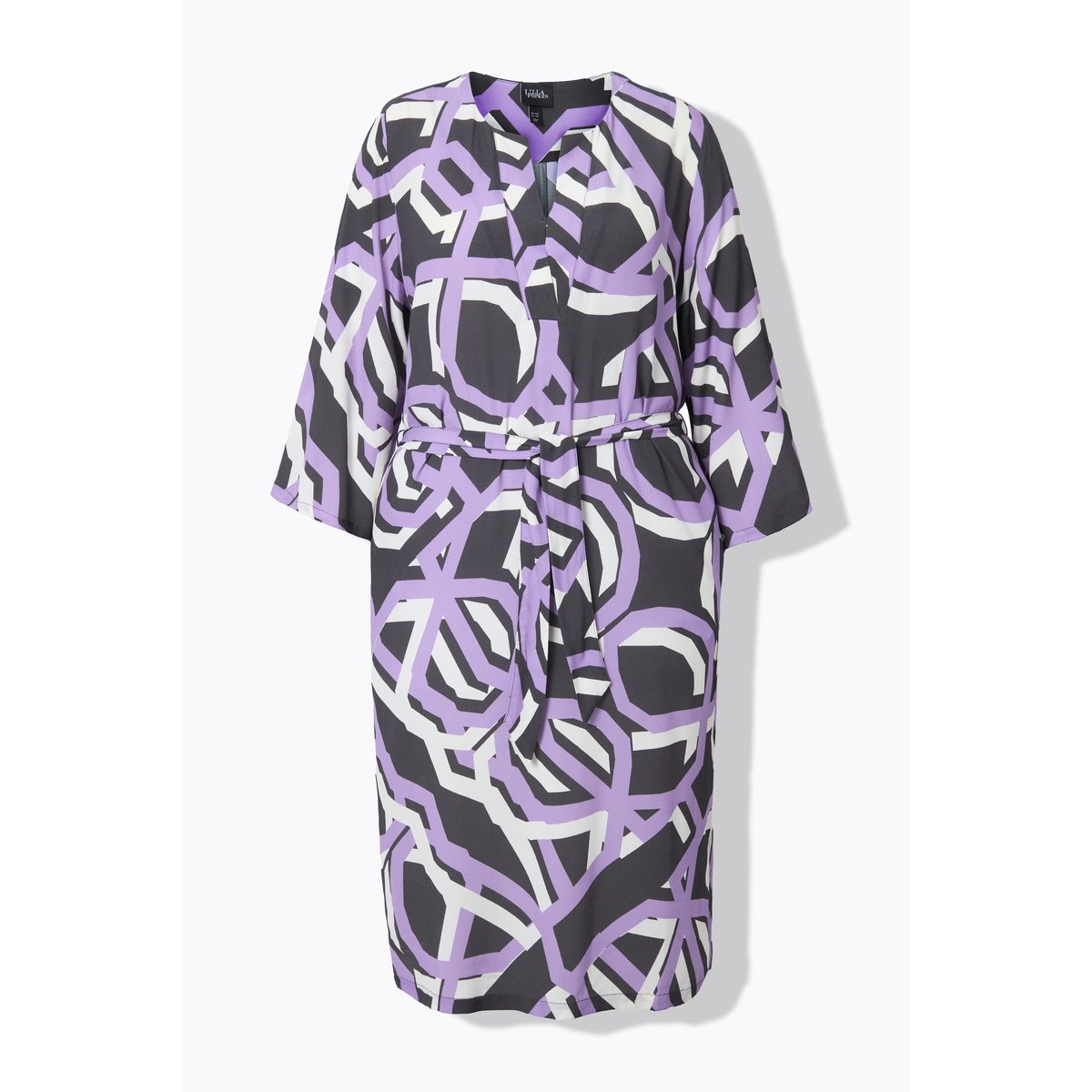 Robe à col tunisien asphalte, ULLA POPKEN